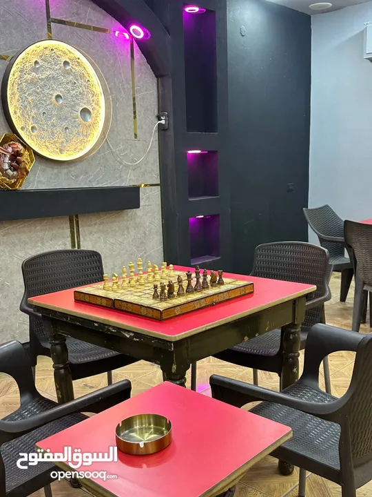 مقهى شعبي  للبيع مع جميع معداتو