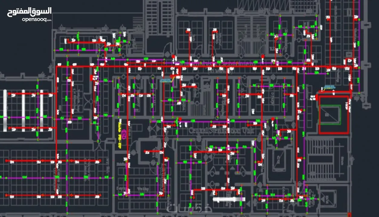خدمات هندسية ميكانيك: تصميم، أعمال ميكانيك للأبنية والفنادق، رسام اتوكاد، استشارات ، Asphalt