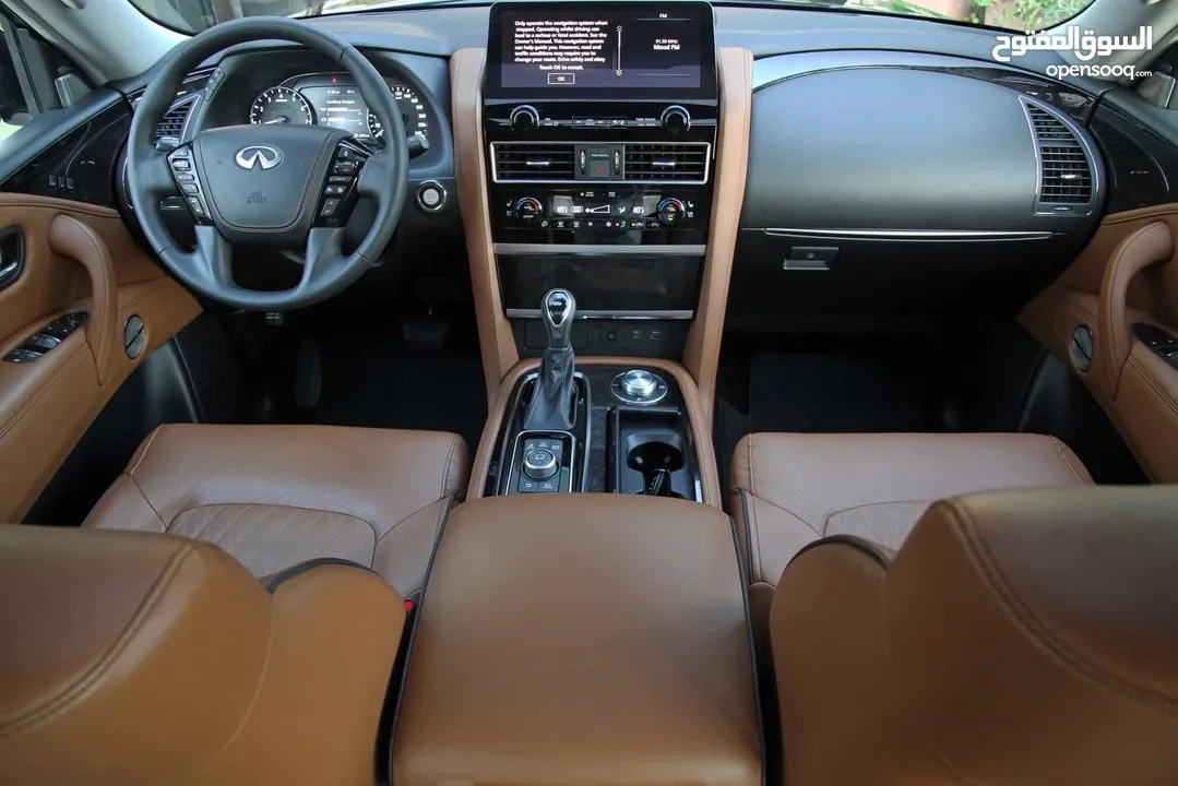 إنفينيتي وارد الشركة QX 80 موديل : 2022 سعة المحرك : 5.6 L  قاطعة مسافة : 26.000 KM