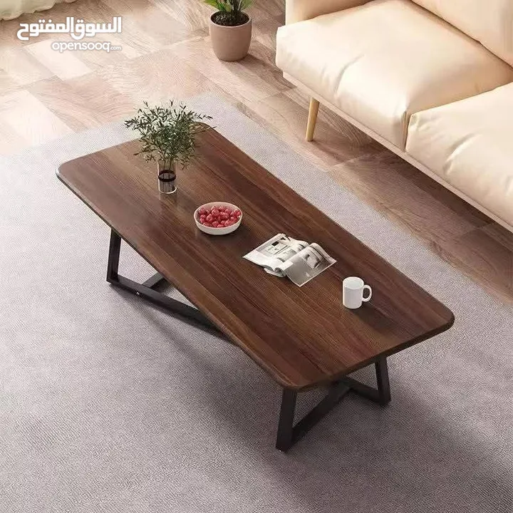 طاولات وسط بتصميم راقي وعصري مقاس 120×60 سم طاولة بتخطف الأنظار! سطح أنيق بخامات عالية