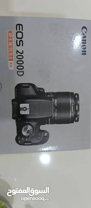 كاميرا كانون مستعمله 15 يوم فقط للبيع مع ملحقاتها عدسه الأصليه وحافضه وشاحنه والبطاريه