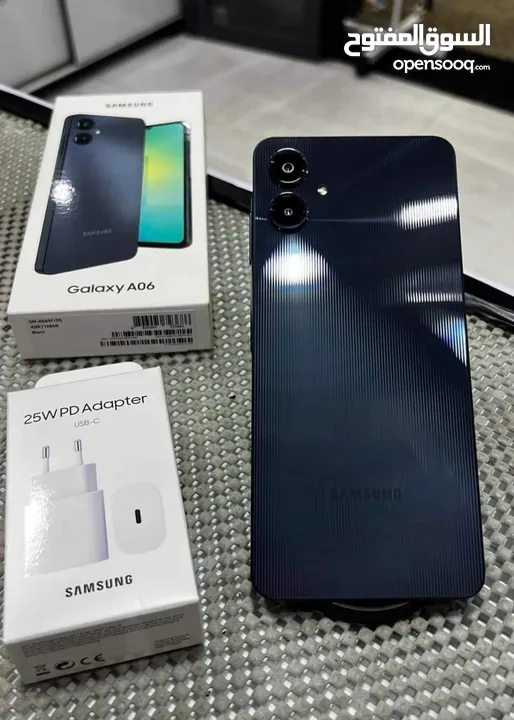 مستعمل ايام Samsung A06 رام  8 و 12 جيجا 64 و 128 أغراضة والكرتونه الأصلية متوفر توصيل