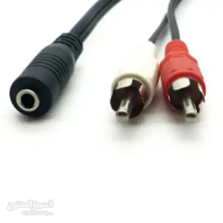 aux 3.5mm female to 2rca male