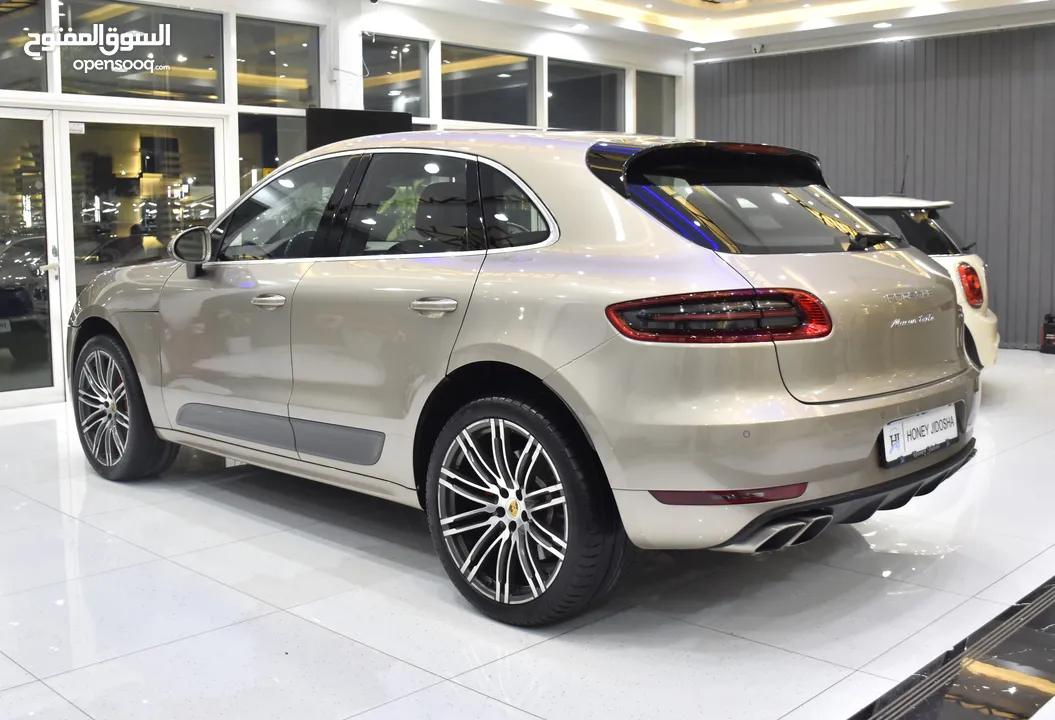 Porsche Macan Turbo ( 2015 Model ) in Golden Color GCC Specs