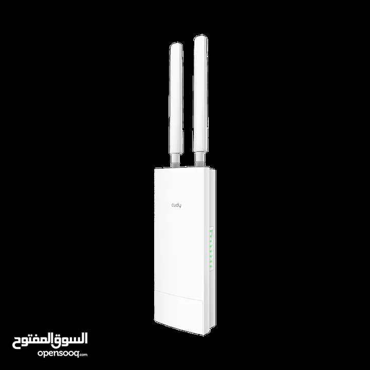 Indoor/Outdoor 4G Cat 6 AC1200 Wi-Fi Router LT700 Outdoor 1.0 راوتر كودي خارجي وداخل 1200 مع مدخل خط