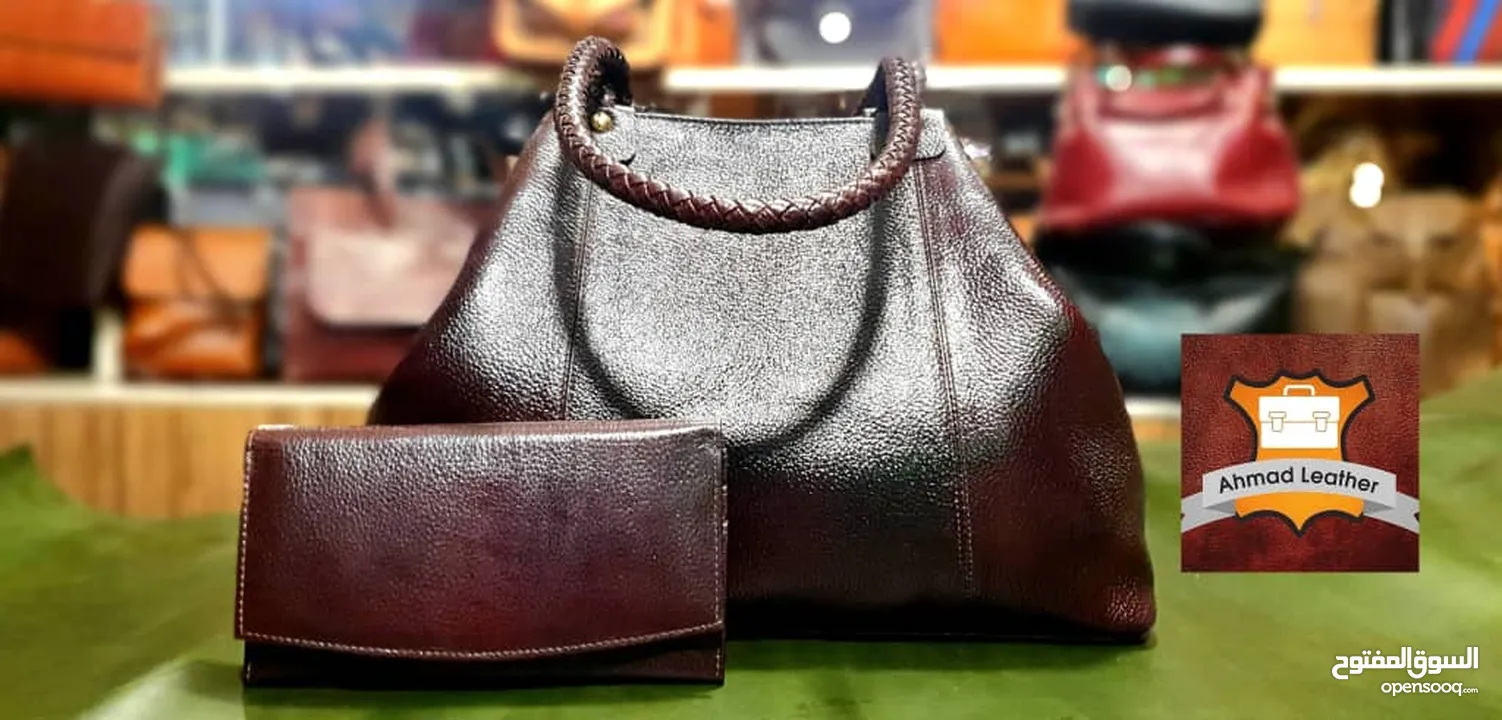 Handmade leather bags for women حقائب جلدية مصنوعة يدويا للنساء