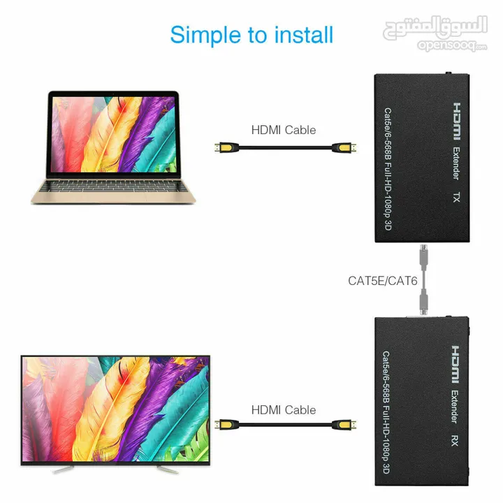 1080P HDMI EXTENDER-60M تحويلة اتش دي ام اي  اكستندر
