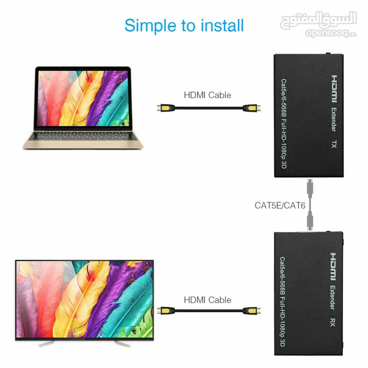 1080P HDMI EXTENDER-60M تحويلة اتش دي ام اي  اكستندر
