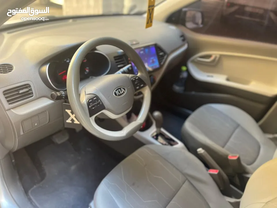 كيا مورنينج 2015 لون فضي