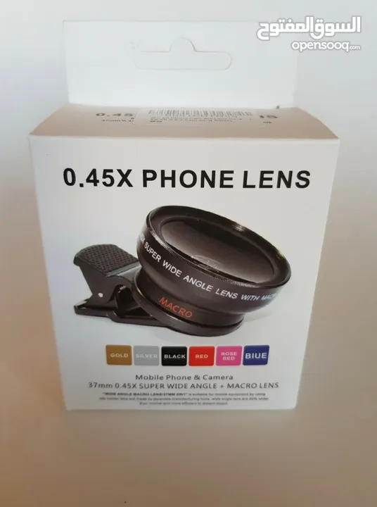 0.45x phone lens / مكبر كاميرا للهاتف