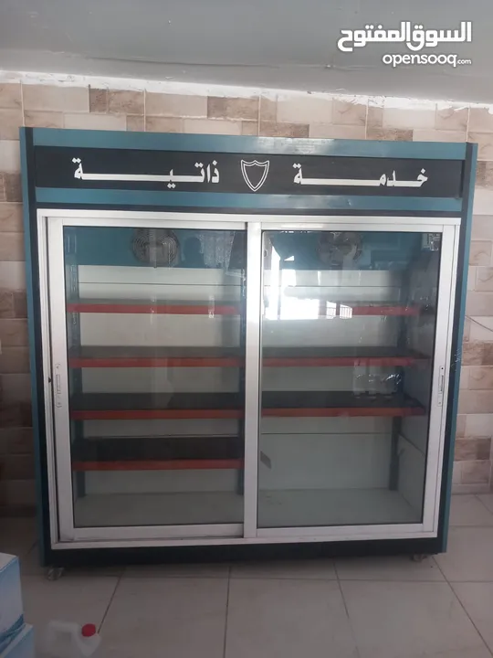 ثلاجة سوبرماركت او بقالة بحالة الوكالة