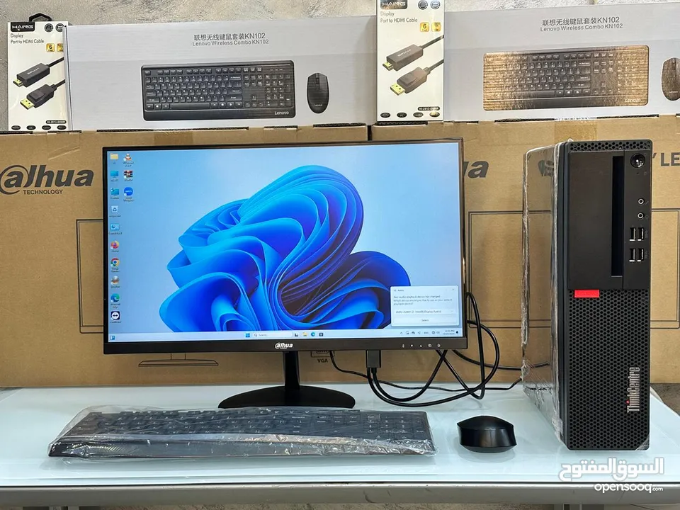 عرض ناري على كمبيوتر أمريكي مع شاشات جديده 24 انش COER I5 RAM 16GB بسعر مغري جدا