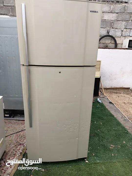 Refrigerator Toshiba for sale made in thiland location Al Khoud souq