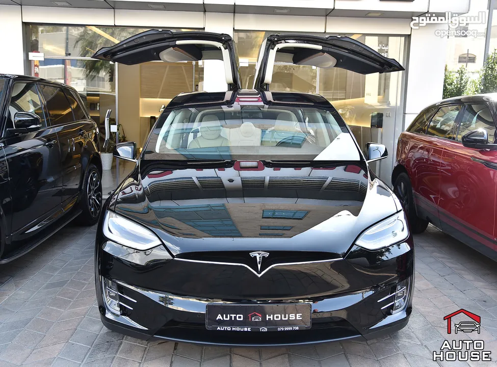 تسلا Model X كفالة الوكالة 2018 Tesla Model X D75