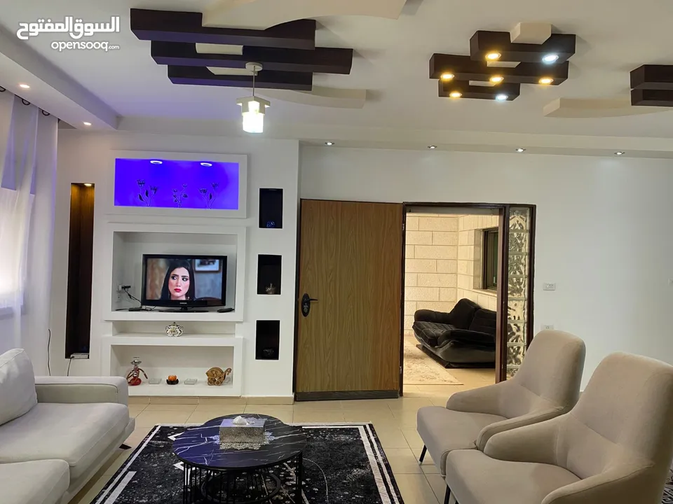 شقة مفروشة الاجار في رام الله  بطن الهوى 218 متر