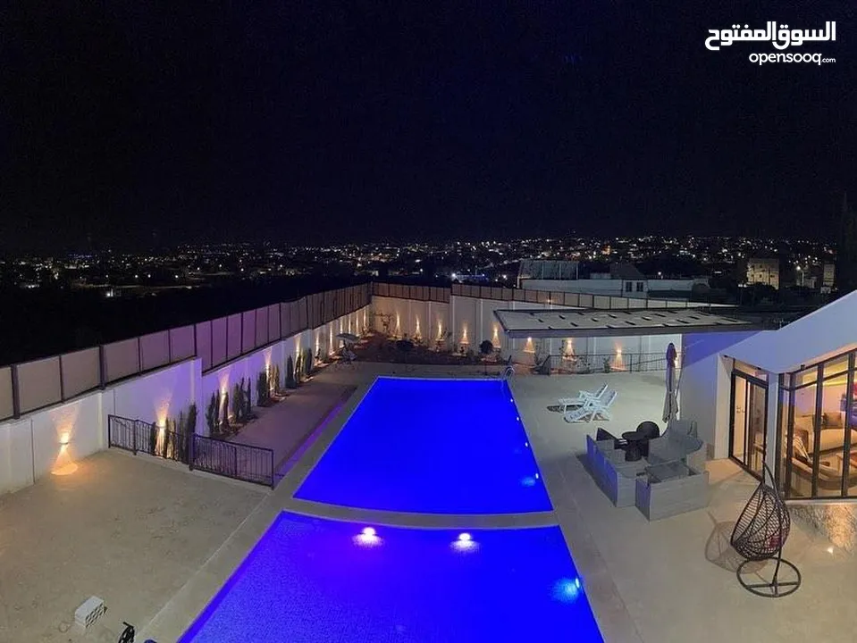 استمتع بالفخامة والراحة في قلب الشمال الأردني Rexus Villa للإيجار اليومي اسعار خاصة للفترات الكبيرة