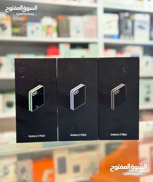 جلاكسي زد فليب 6 5G جديد افضل كفالة الوكيل الرسمي جميع الالوان // Z Flip 6 5G 256/512