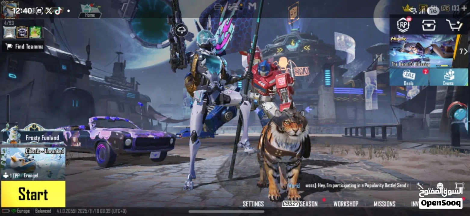 Pubg Rare and old account with collection lv71 player Lv 82 Season S11 to till date all Royal pass.