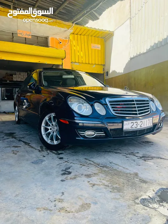 مرسيدس E200 كومبريسور بانوراما فل كامل بحاله الوكاله وارد الوكاله غرغور