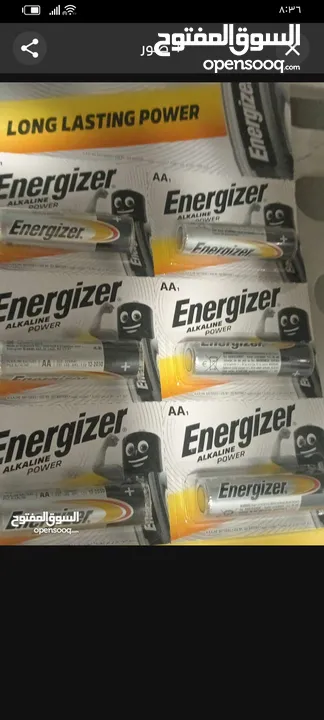 بطاريات Energizer بسعر حرق الخمسه بدينار يوجد 200حبه