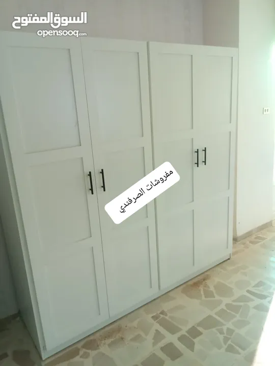 خزائن ملابس خشب لامنيت 18م الون حسب الطلب مقاس الخزائن عرض 160  ارتفاع 200