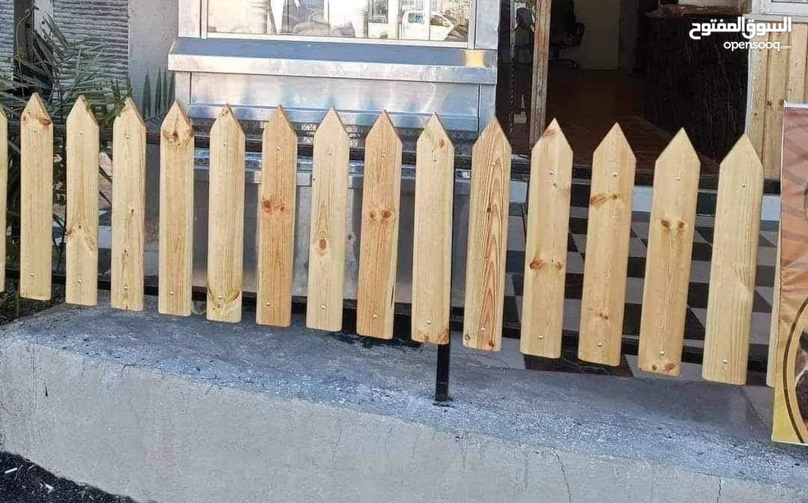 حربات خشب سويد سويدي لرفع السور وعمل حواجز بين الاشجار وحول برك السباحة وللمزارع والشاليهات والمدارس