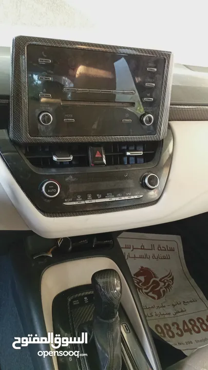 تويوتا كورولا موديل 2020 الفحص مرفق مع الصور وارد الخليج سعر حره (7200)آلاف دينار أردني