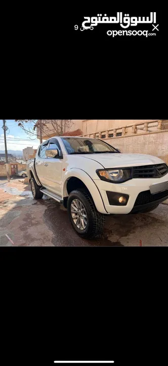 بكم متسوبيشي L200 2013 ماتور 2500 تيربو بحالة الوكالة تب نظافة البكم أجمل من الصور