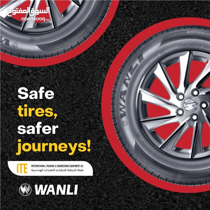 كوشوك اطارات وانلي WANLI TIRE  لسيارات الهايبرد والكهرباء  بيك آب و تريلات شاحنات