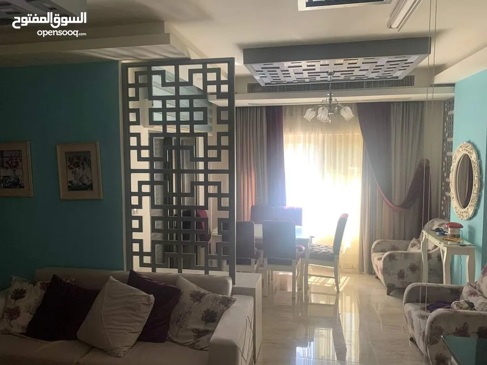 شقة مفروشة  للايجار في عمان -منطقة الرابيه منطقة هادئة ومميزة جدا