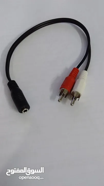 aux 3.5mm female to 2rca male