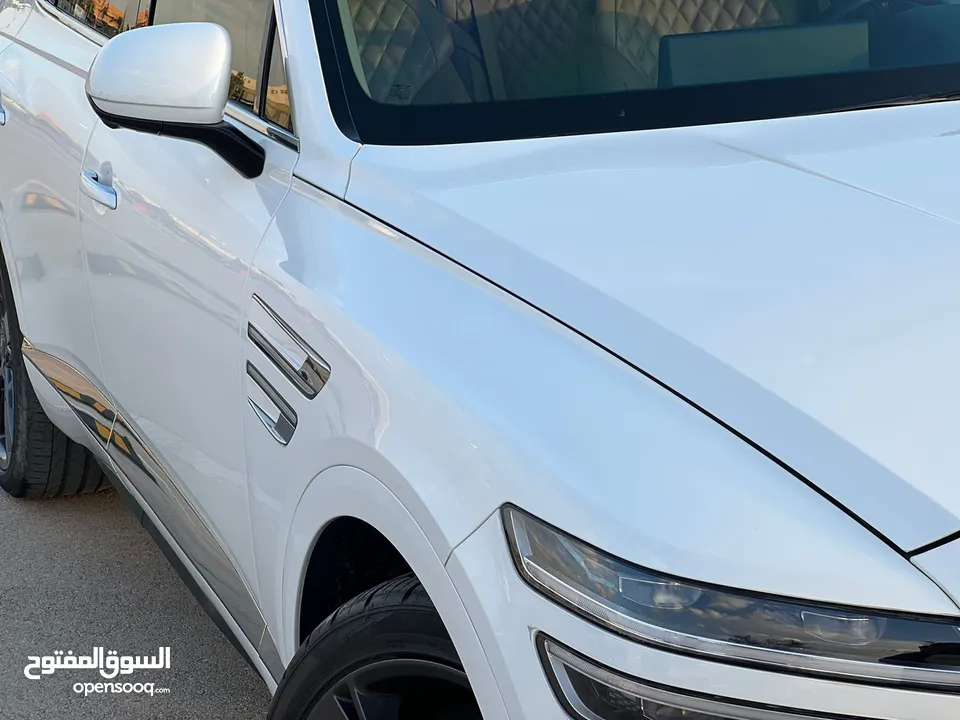 جينسيس v80 شبه جديدة للبيع ابيض صبغ اساس كااملة نضافة خارقة