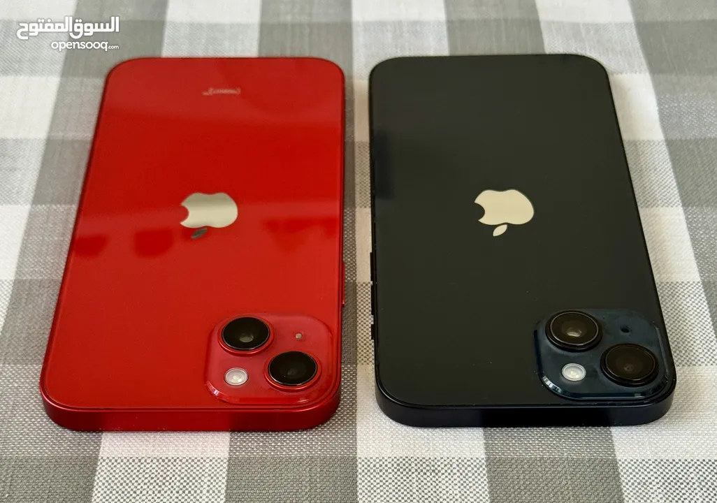 iPhone 14 plus red and black 128GB used like new