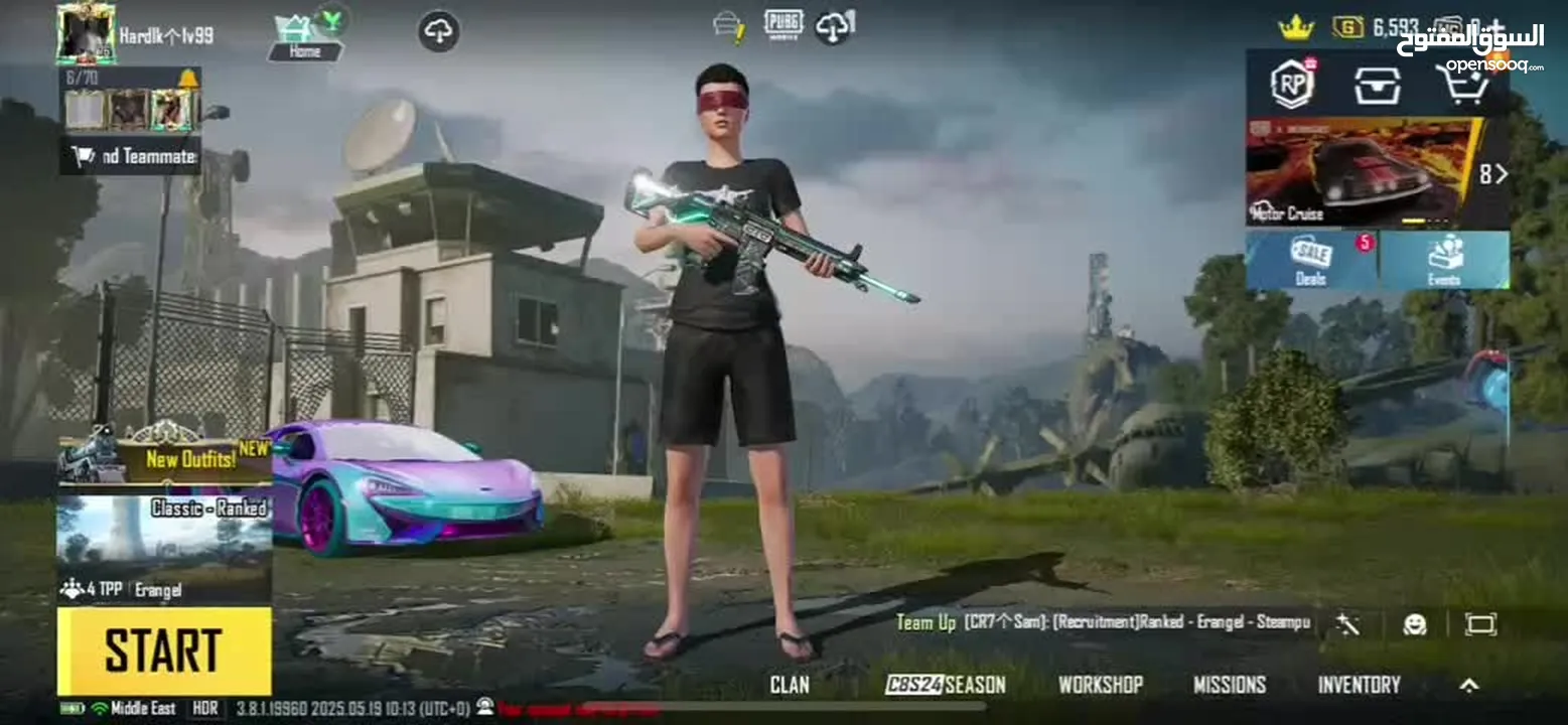 حساب ببجي للبيع قابل للتفاوض