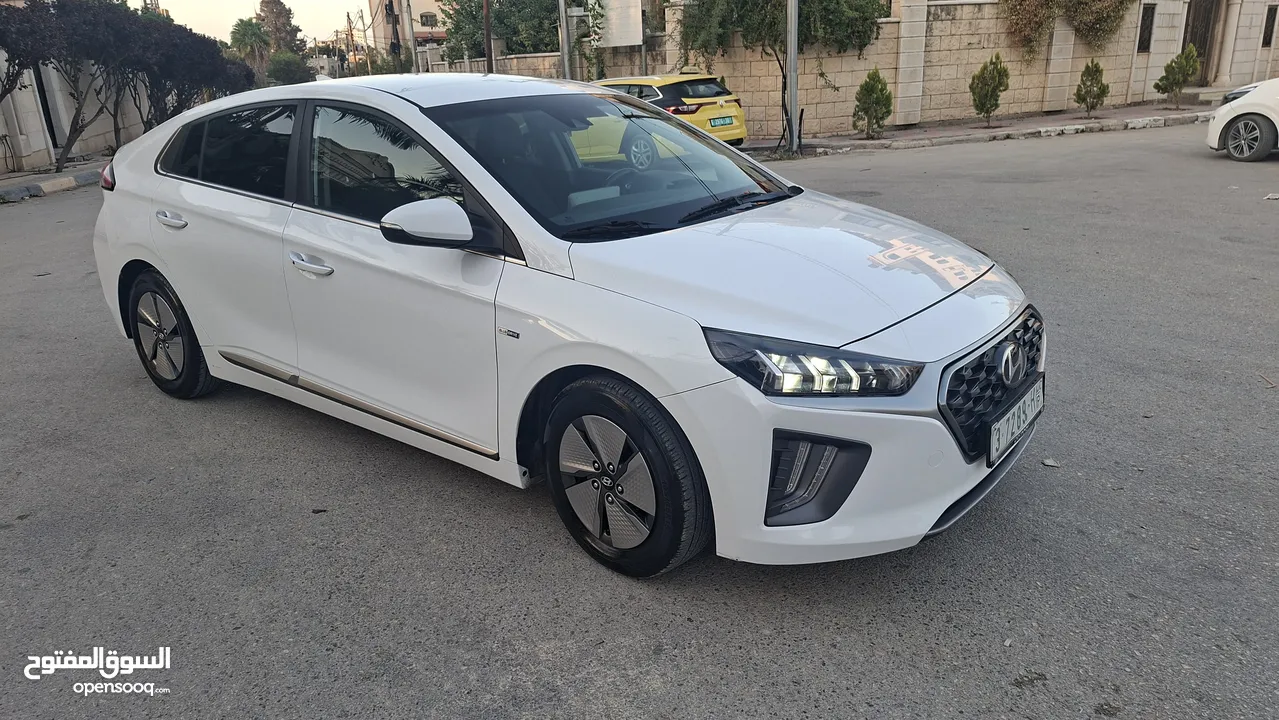 هيونداي أيونيك 2021 هيبرد فل أوبشن بدون فتحة – أصل شركة موديل السيارة مميزة من الاخر دهان شركة