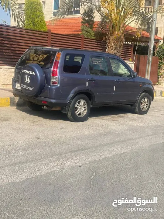 هوندا CRV 2002 للبيع مرخصة سنه كامله فتحه بالسقف شغاله جنط الشركة لوكير اتوماتيك سياره صلاة النبي