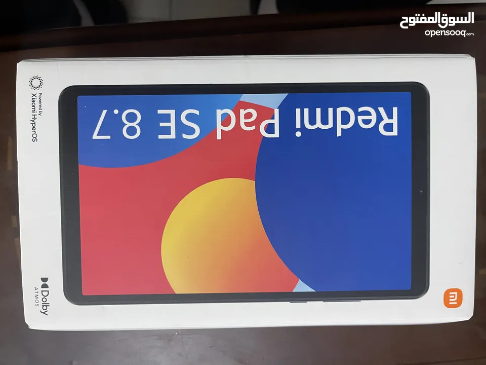 تابلت Redmi جديد جداً بس مفتوحة الكرتونة