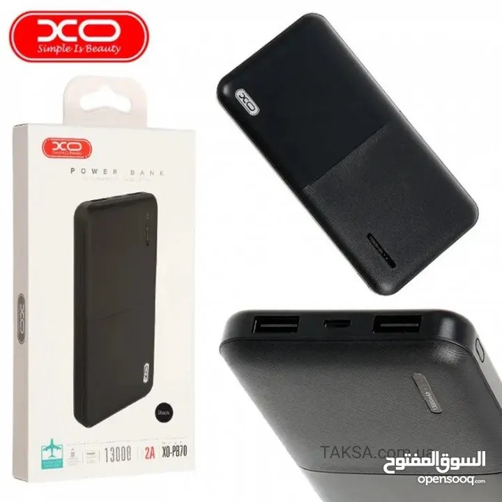 باور بانك أصلي بطاريه 13000 ملي أمبير XO-PB70 13000MAH BATTERY POWER BANK