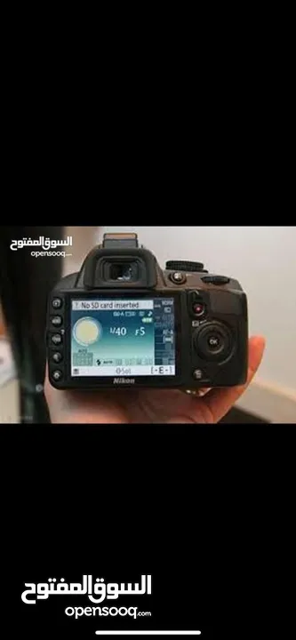 nikon d3100 كاميرا استعمال شخصي للبيع مع عدسة بحالة ممتازة