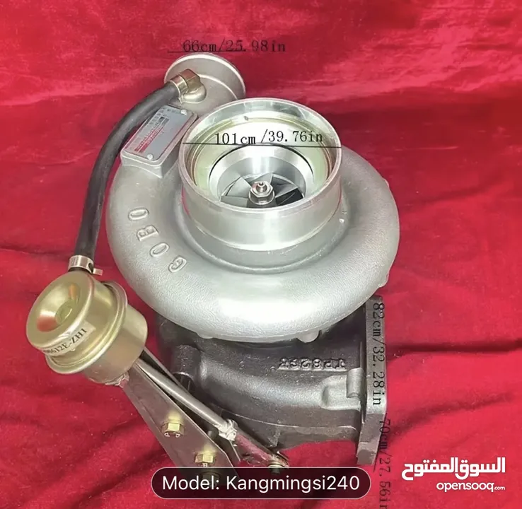 Turbocharger(can increase original power by 30% when used)