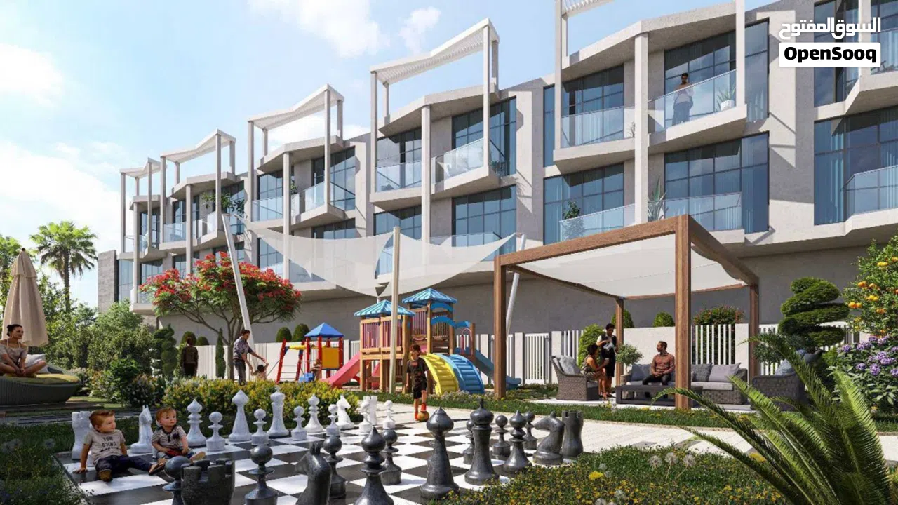 شقه غرفه في مشروع perla 3 جزيره ياس اطلاله مميزه نظام تقسيط استلام قريب