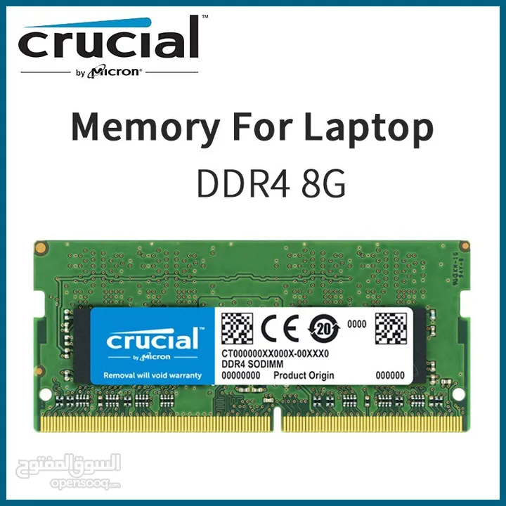 Crucial Laptop Ram 8GB DDR4 3200Mhz