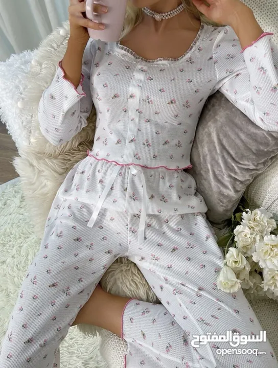 PJ Set طقم بيجامة