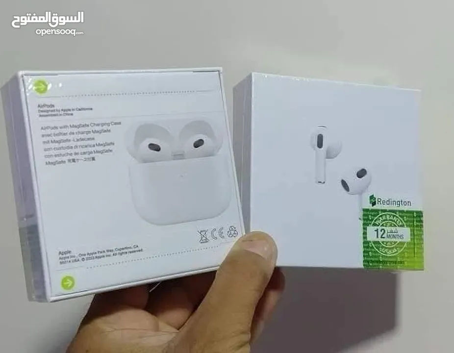 خاصية noise cancelling ايربودز 3 طبق الاصل اتحداك تفرقها عن الأصلية