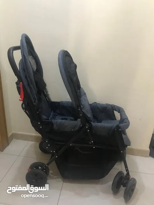 Baby twins Stroller عربه تؤام