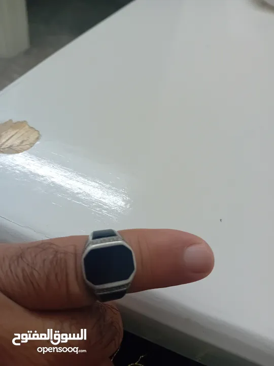 خاتم فضه اصلي ميه بالميه