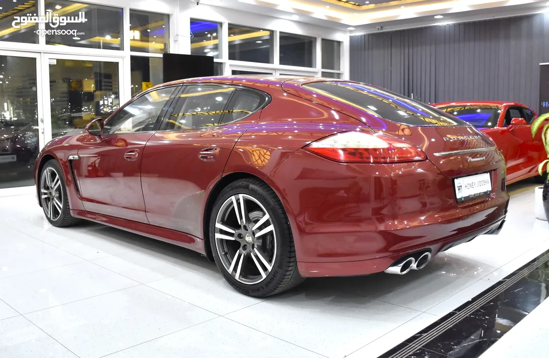 Porsche Panamera 4 ( 2012 Model ) in Red Color GCC Specs