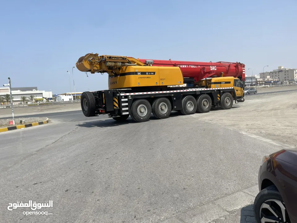 220-100-80-50-30 ton cranes PDO/OXY approved available on reasonable rent in oman
