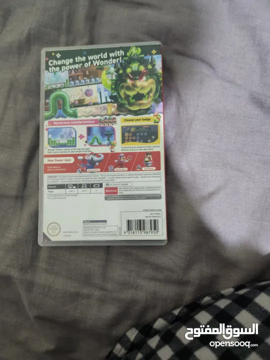 لعبة نينتندو سويتش super Mario Wonderنينتندو سويتش مع كينترولار