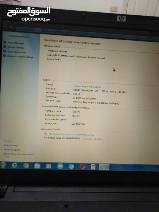 لابتوب hp, celeron